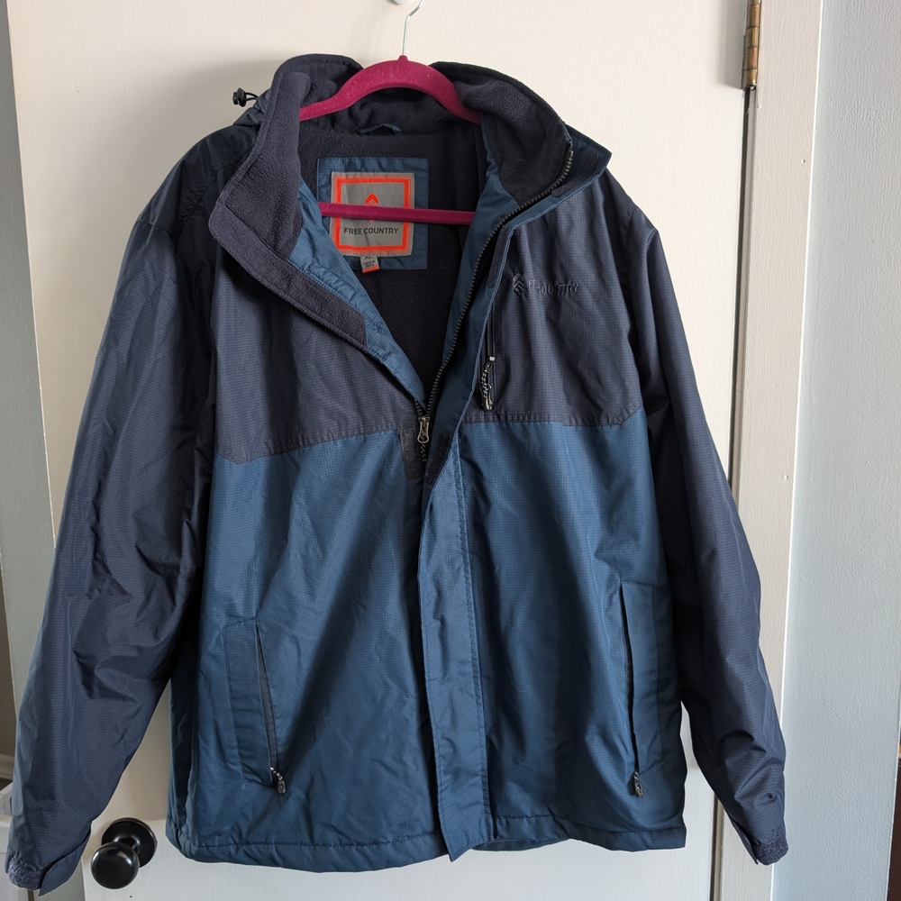 Free Country Men's Two-Tone Performance Jacket